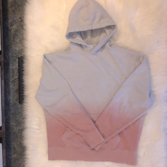 Old Navy Tops - •cute grey and pink hoodie•